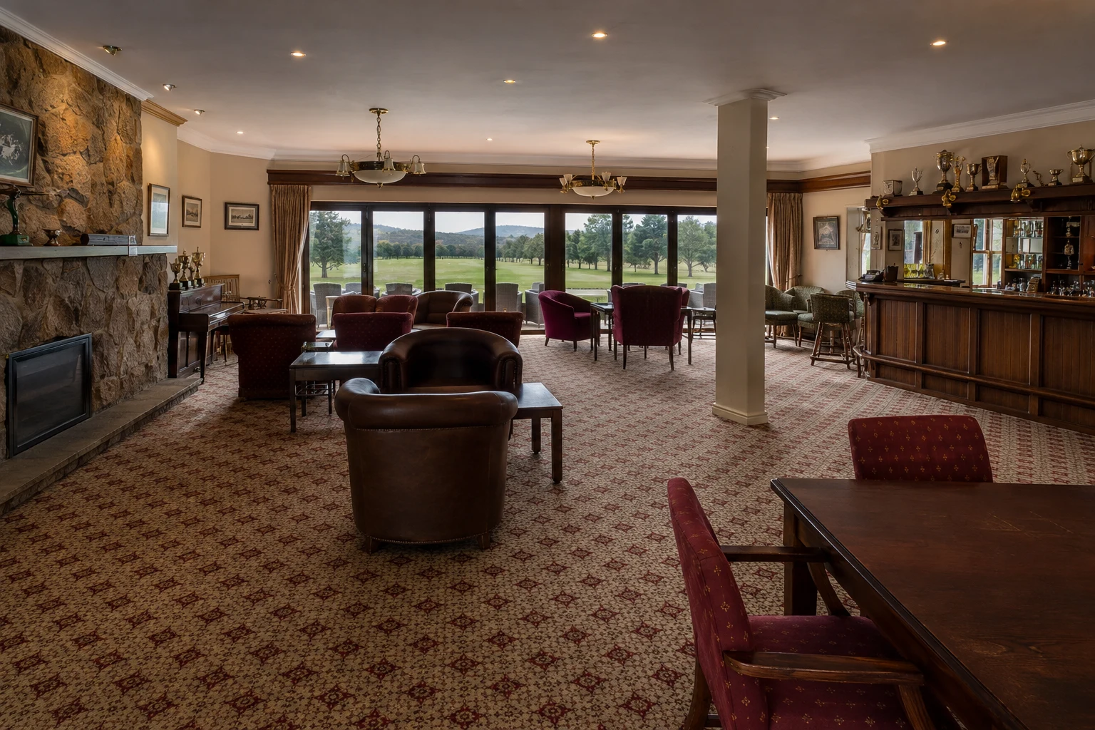 The Fairway Lounge Transformation: before
